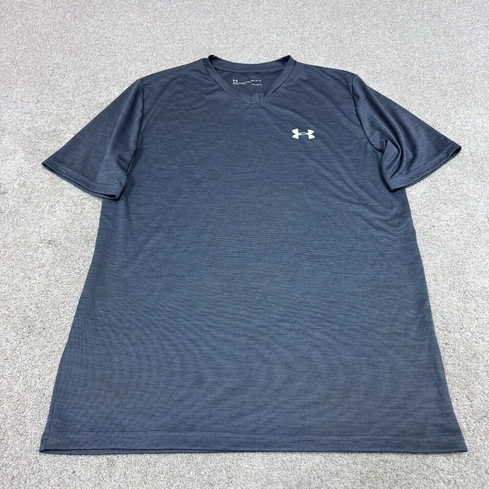 Under Armour T-Shirt Men’s Gray Short Sleeve Size Medium Loose